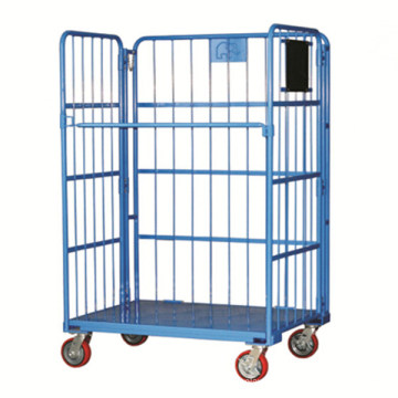 Large Foldable Powder Roll Container Carts
